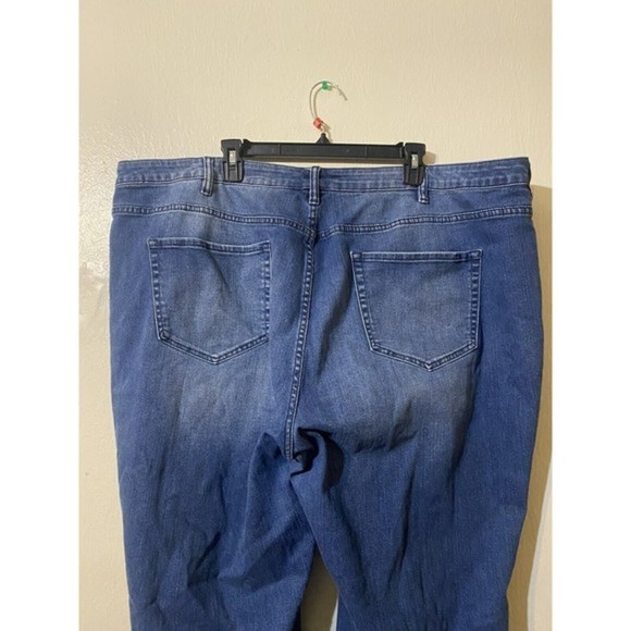 Lane Bryant Jeans Womens 28 PLUS Blue Flare Bell Bottom Button Fly Denim - Picture 6 of 13